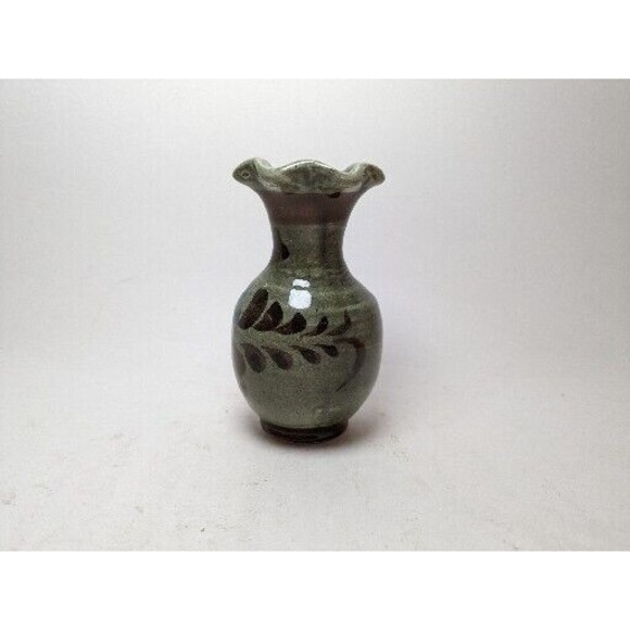 Tonala Mexico Pottery Vase - Picture 2 of 6